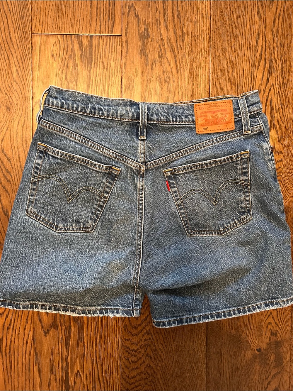 Levi's‎ | 501 Mid Thigh Premium Denim Shorts Size 28